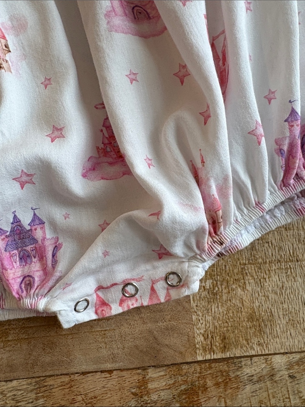 Lulu Bebe Girls Castle Bubble Romper 24m - Picture 3 of 5